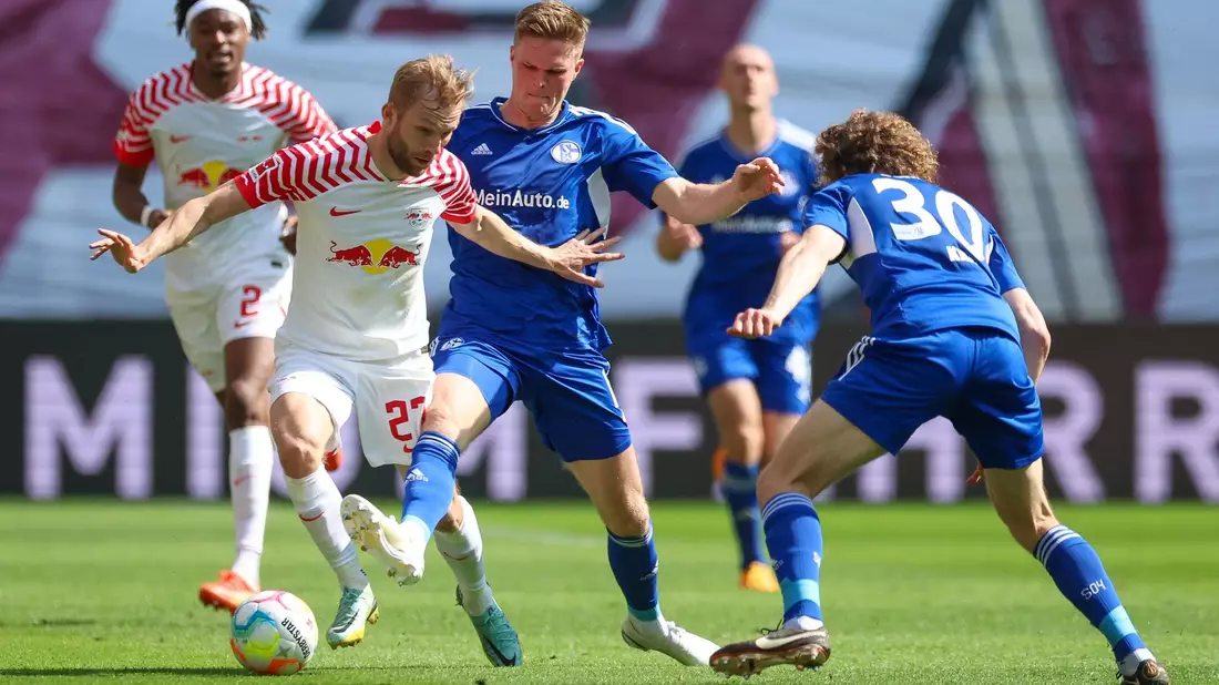 Die Schalker müssen den Gang in die 2. Liga antreten. - Bild: Jan Woitas/dpa