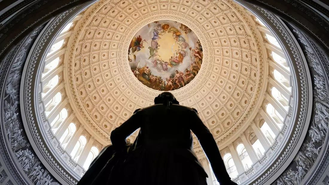 Der US-Schuldenstreit zog sich schon seit Monaten hin. - Bild: Patrick Semansky/AP
