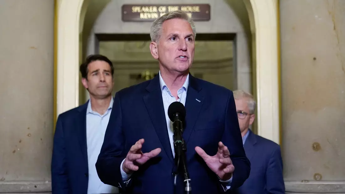 Der Republikaner und Sprecher des US-Repräsentantenhauses, Kevin McCarthy. - Bild: Patrick Semansky/AP