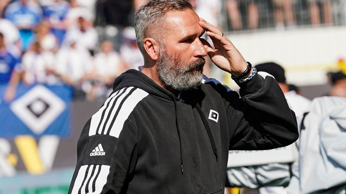 Tim Walter trifft mit dem HSV in der Relegation auf den VfB Stuttgart. - Foto: Uwe Anspach/dpa