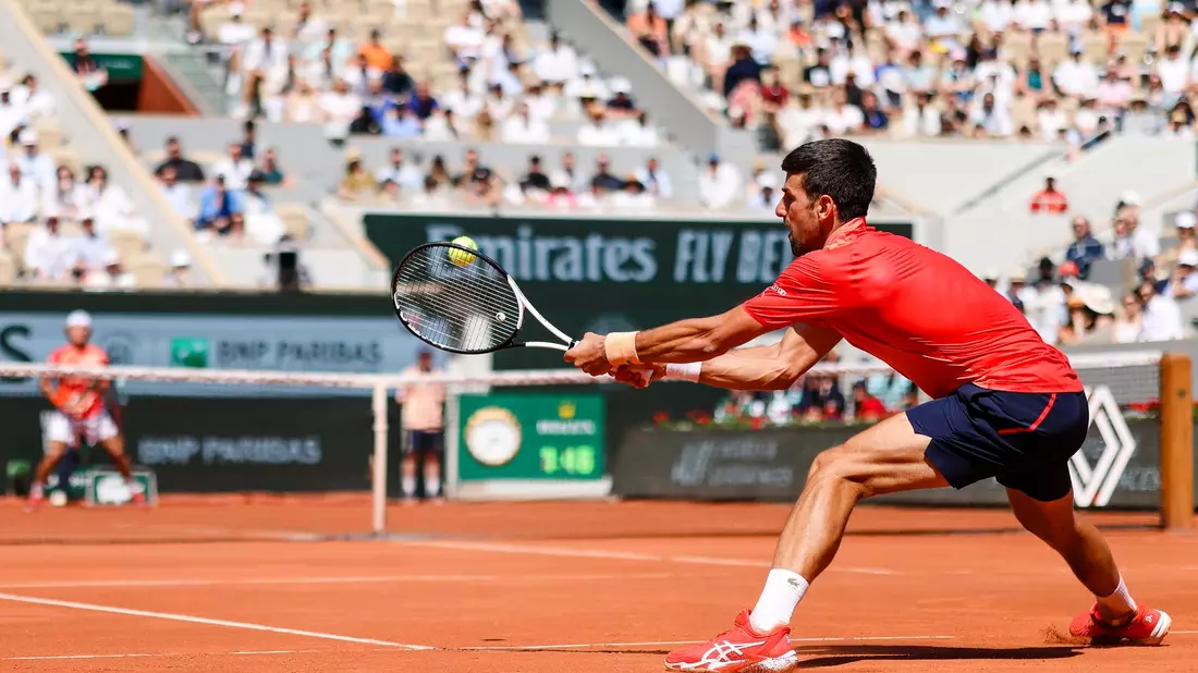 In der ersten Runde der French Open setzte sich Novak Djokovic problemlos durch. - Bild: Frank Molter/dpa