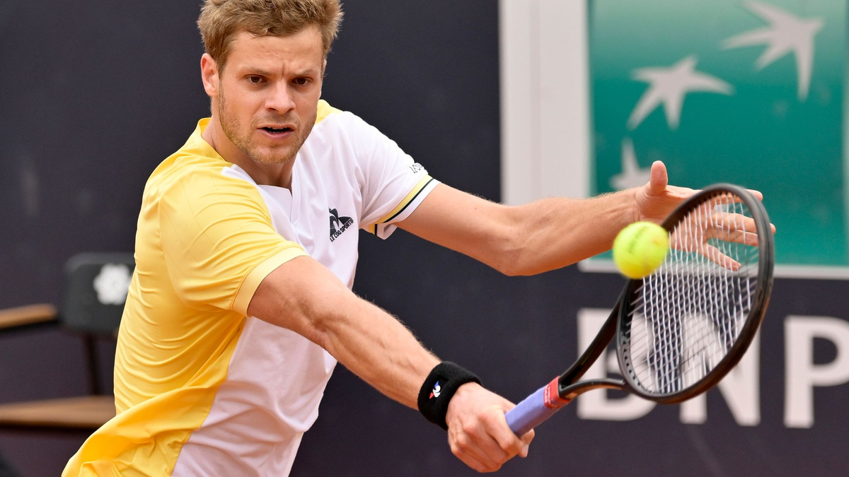 Kämpfte sich erfolgreich durch ein Fünf-Satz-Match: Yannick Hanfmann. - Foto: Fabrizio Corradetti/AP/dpa