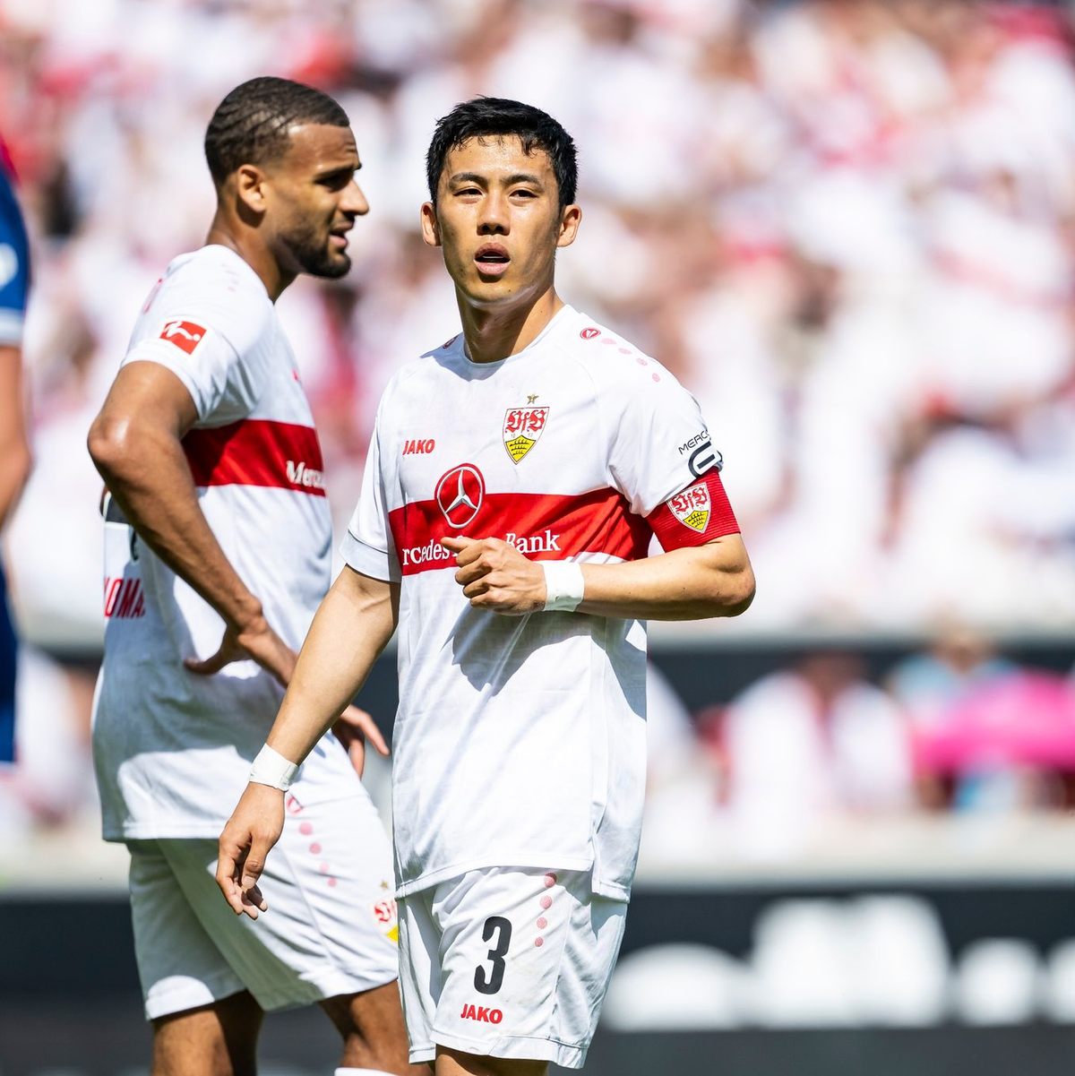 Wataru Endo ist der Kapitän des VfB Stuttgart. - Foto: Tom Weller/dpa