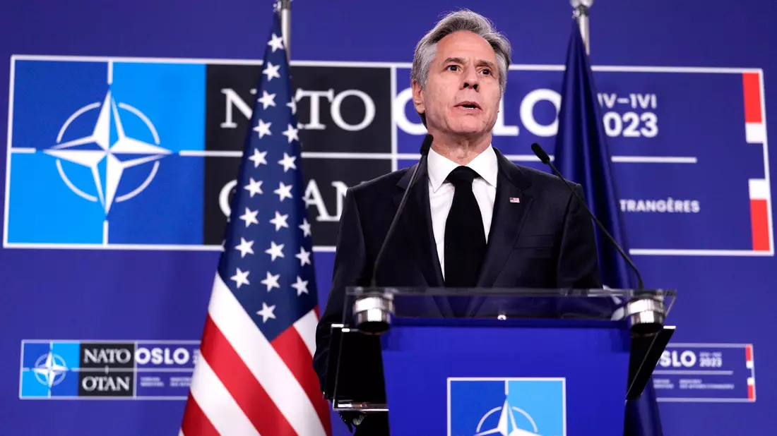 Der Außenminister der Vereinigten Staaten von Amerika: Antony Blinken. - Bild: Stian Lysberg Solum/NTB Scanpix/AP/dpa