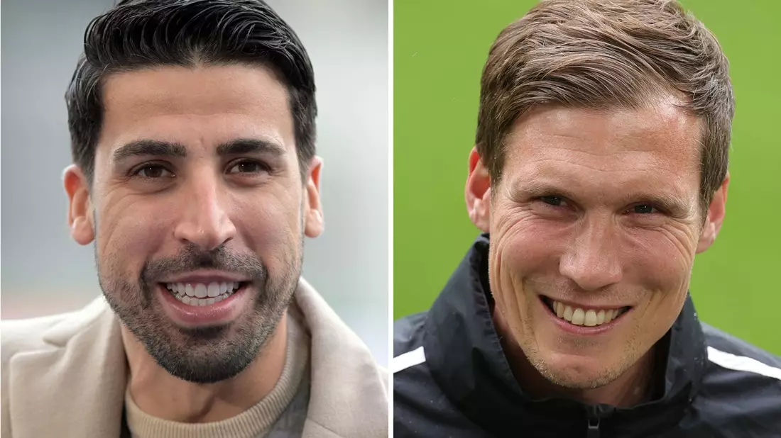 Sami Khedira und Trainer Hannes Wolf sollen die Spitze des DFB bilden. - Bild: Soeren Stache/Friedemann Vogel/dpa