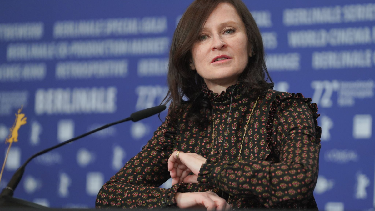 Schauspielerin Sophie Rois auf der Berlinale. - Foto: Joerg Carstensen/dpa