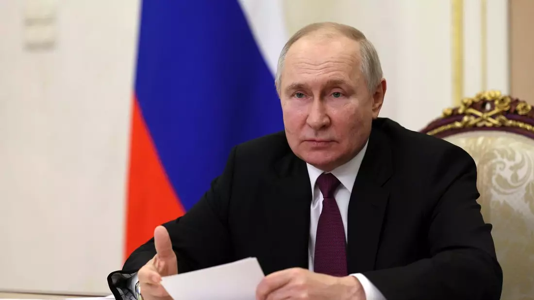 Putin und der Machtapparat sehen sich längst im Krieg mit dem «kollektiven Westen» unter Führung der USA, die es auf eine Zerstörung Russlands abgesehen hätten und dafür die Ukraine nur als Schlachtfeld nutzten. - Bild: Gavriil Grigorov/Kremlin Pool/Planet Pix via ZUMA Press Wire/dpa