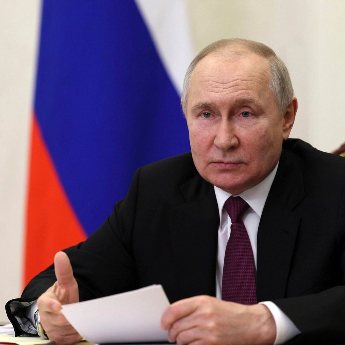 Putin und der Machtapparat sehen sich längst im Krieg mit dem «kollektiven Westen» unter Führung der USA, die es auf eine Zerstörung Russlands abgesehen hätten und dafür die Ukraine nur als Schlachtfeld nutzten. - Foto: Gavriil Grigorov/Kremlin Pool/Planet Pix via ZUMA Press Wire/dpa