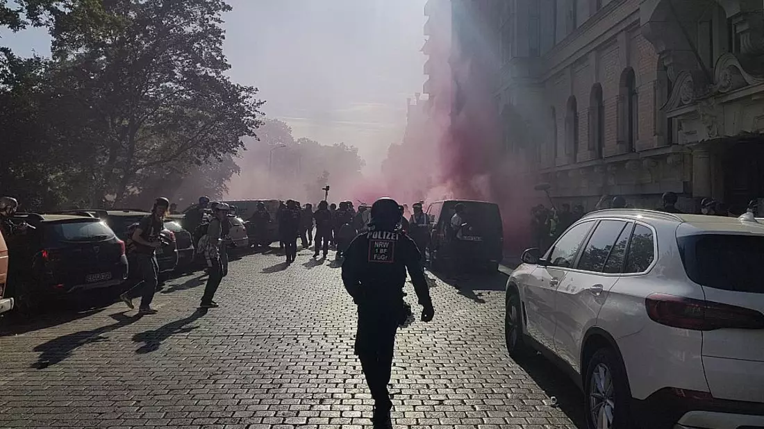 Demo in Leipzig am 03.06.2023 eskaliert - Bild: ?ber dts Nachrichtenagentur