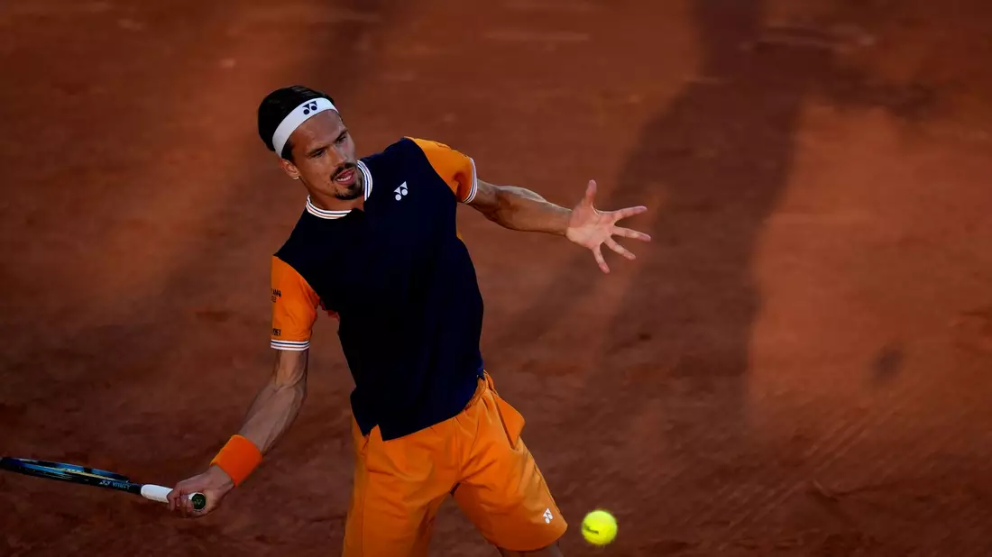 Daniel Altmaier war in seinem Drittrunden-Match gegen Grigor Dimitrow chancenlos. - Bild: Thibault Camus/AP