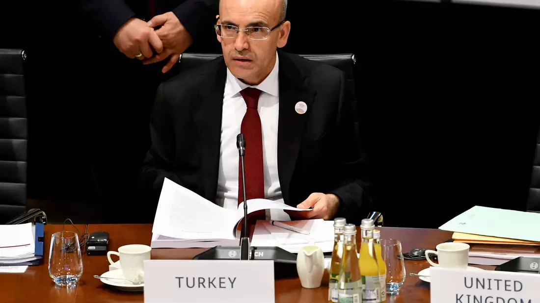 Mehmet Simsek ist erneut türkischer Finanzminister (Archivbild). - Bild: picture alliance / Uwe Anspach/dpa