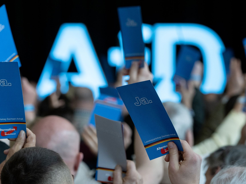 Im ARD-«Deutschlandtrend» hatte die AfD zuletzt bundesweit mit 18 Prozent mit der SPD gleichgezogen. - Foto: Hendrik Schmidt/dpa