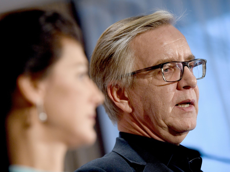 Die Linken-Politiker Sahra Wagenknecht und Dietmar Bartsch. - Foto: Britta Pedersen/dpa-Zentralbild/dpa