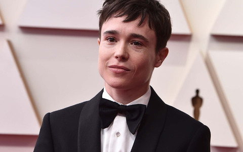 Schauspieler Elliot Page bei der Oscar-Verleihung 2022. - Foto: Jordan Strauss/Invision/dpa
