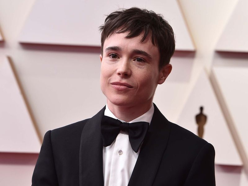 Schauspieler Elliot Page bei der Oscar-Verleihung 2022. - Foto: Jordan Strauss/Invision/dpa