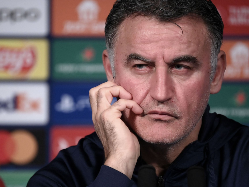 Nicht mehr Trainer von Paris Saint-Germain: Christophe Galtier. - Foto: Franck Fife/3p-afp/dpa