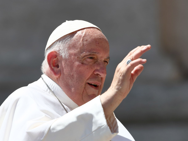 Papst Franziskus auf dem Petersplatz in Rom. - Foto: Grzegorz Galazka/Mondadori Portfolio via ZUMA/dpa