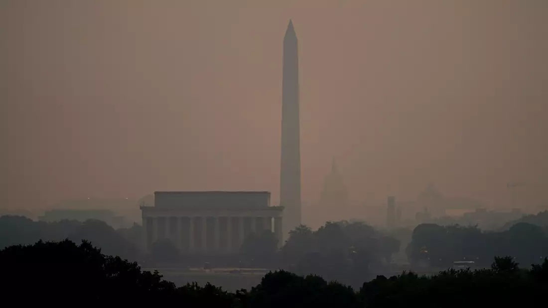 Auch in Washington ist die Lüft trüb. - Bild: Julio Cortez/AP