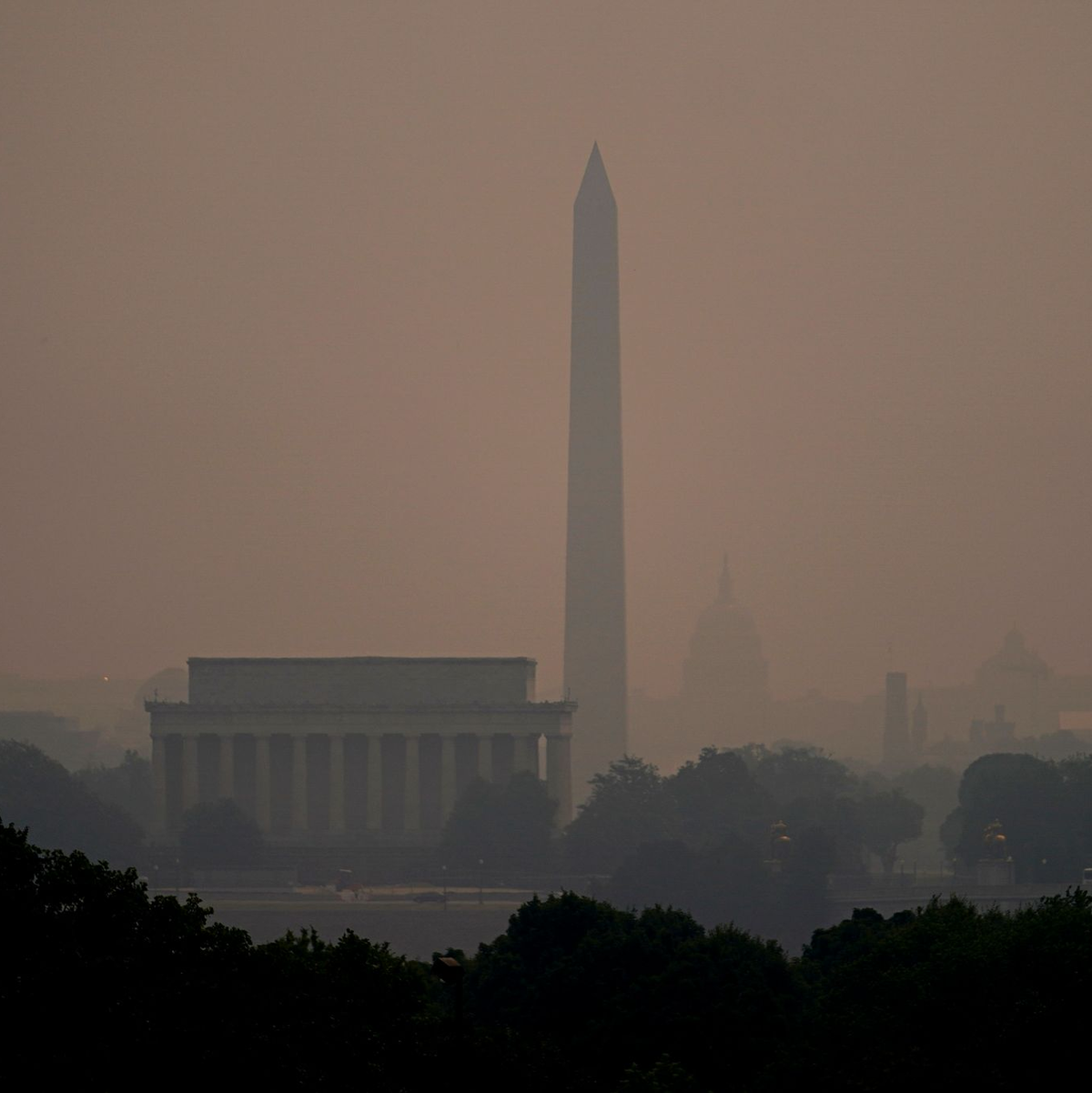 Auch in Washington ist die Lüft trüb. - Foto: Julio Cortez/AP