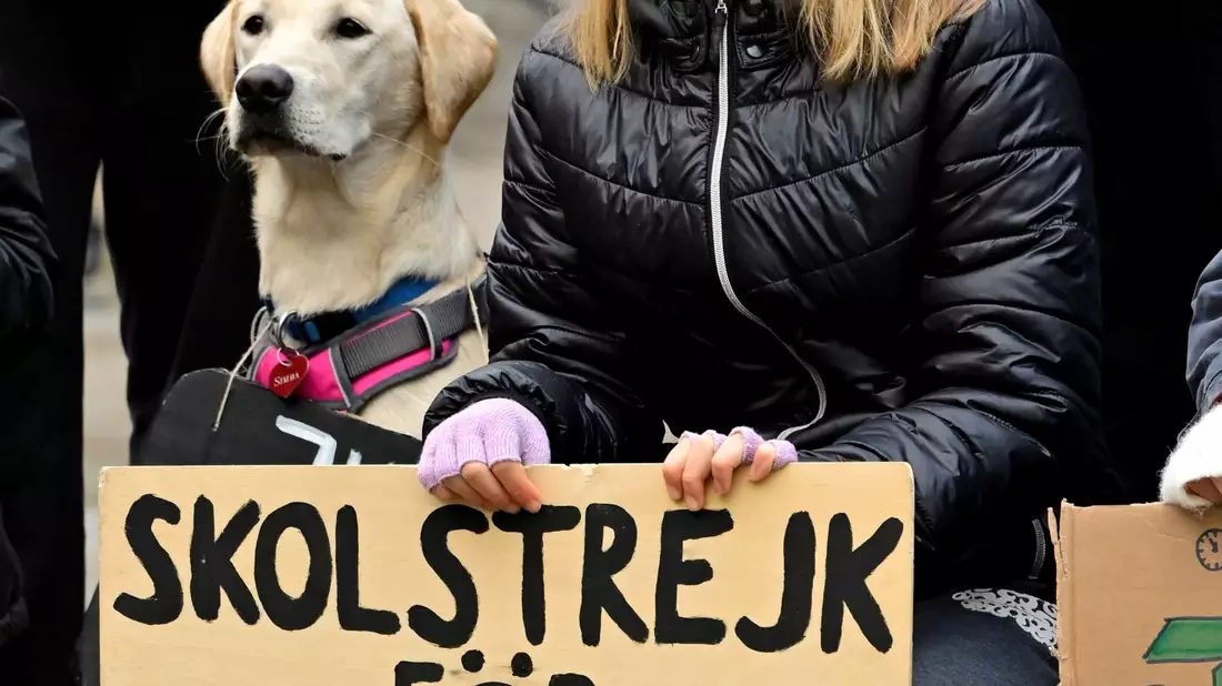 «Als ich 2018 angefangen habe, zu streiken, hätte ich nie damit gerechnet, dass das zu irgendetwas führen würde»: Greta Thunberg. - Bild: Jonas Ekströmer/TT News Agency/AP/dpa