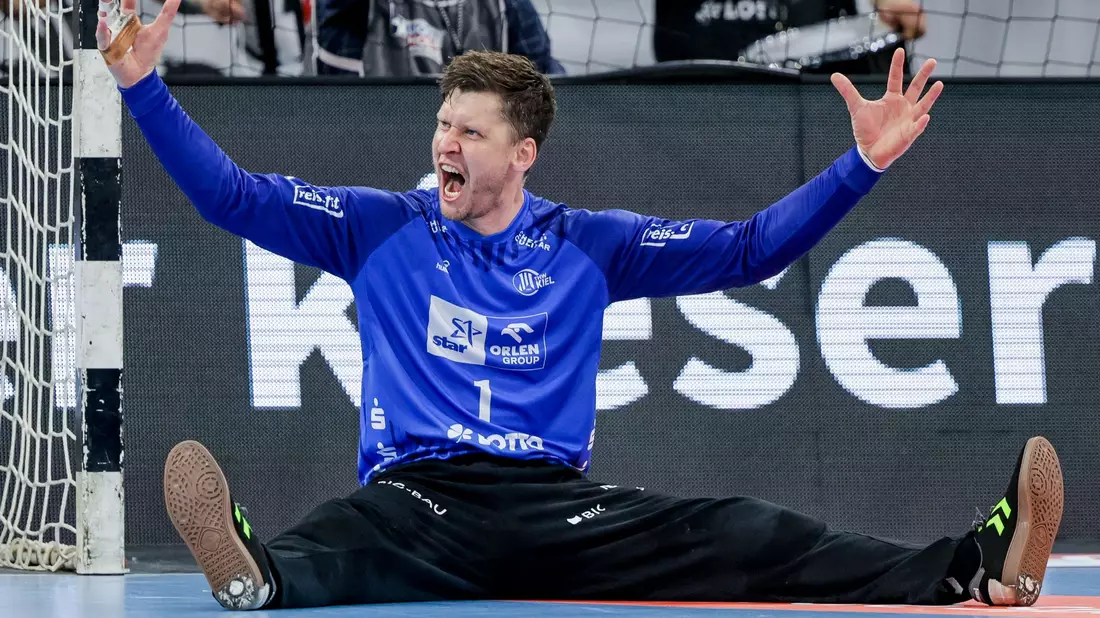 Will seinen Abschied aus Kiel mit dem Meistertitel krönen: Niklas Landin. - Bild: Axel Heimken/dpa