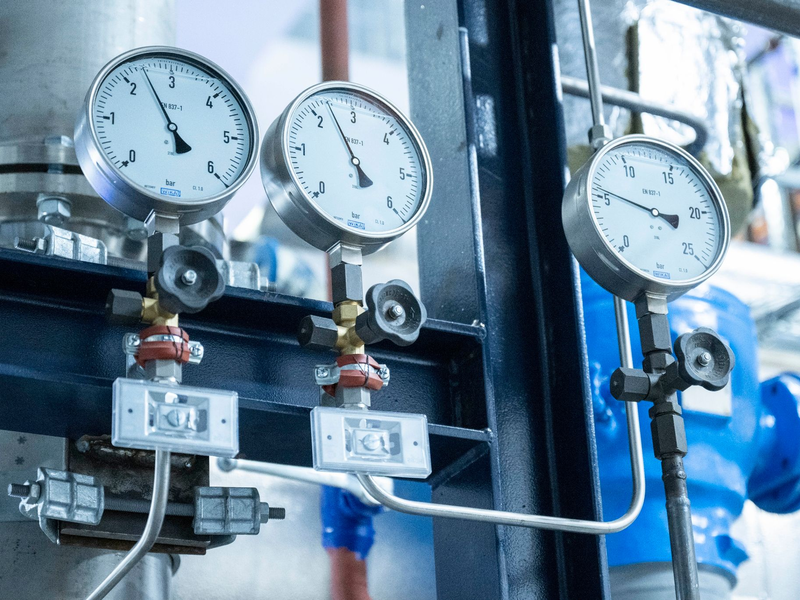 Ein Heizkraftwerk: Wärmenetze können angeschlossene Haushalte mit Energie versorgen. - Foto: Christophe Gateau/dpa