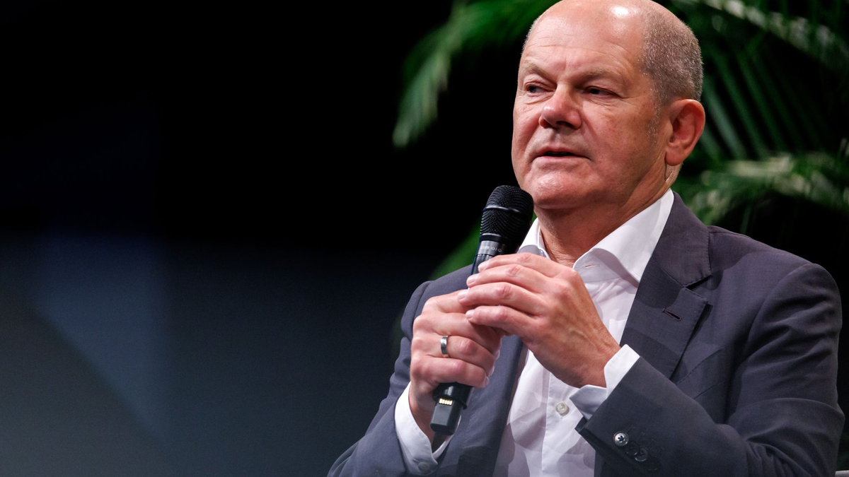 Kanzler Olaf Scholz wird beim Ostdeutschen Wirtschaftsforum erwartet. - Foto: Daniel Karmann/dpa