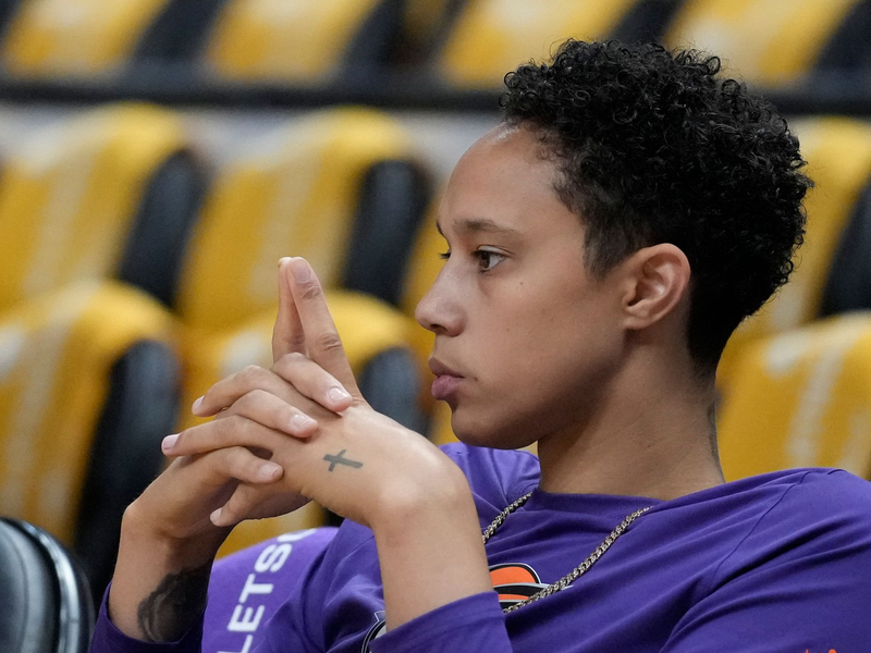 Wurde auf dem Flughafen in Dallas verbal attackiert: Brittney Griner. - Foto: Ashley Landis/AP/dpa