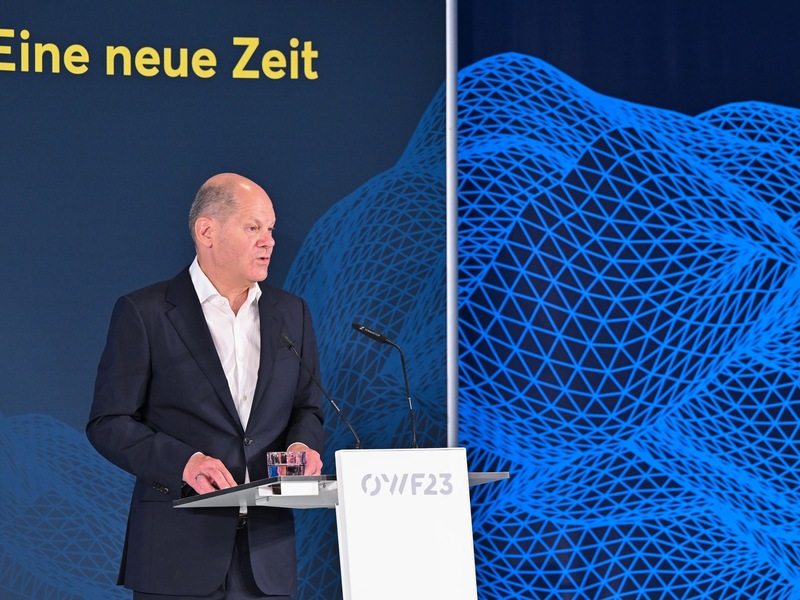 Bundeskanzler Olaf Scholz ist optimistisch, dass die Ampel im neuen Jahr besser funktionieren wird. - Foto: Patrick Pleul/dpa