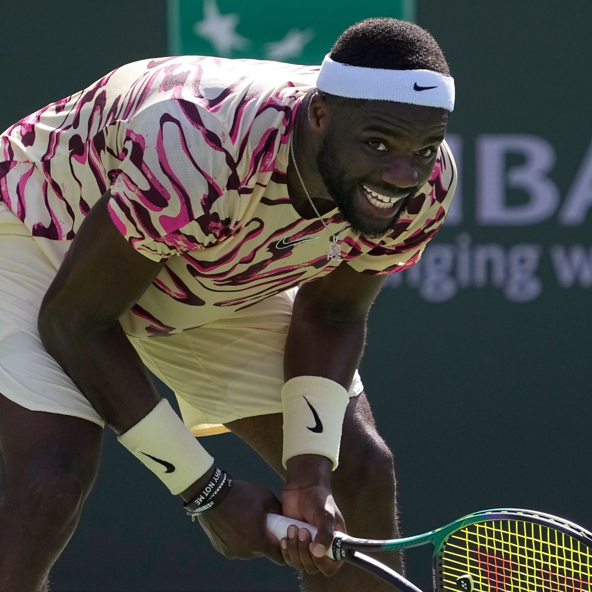 Frances Tiafoe gewann sein erstes Match beim Rasenturnier auf dem Weissenhof. - Foto: Mark J. Terrill/AP/dpa