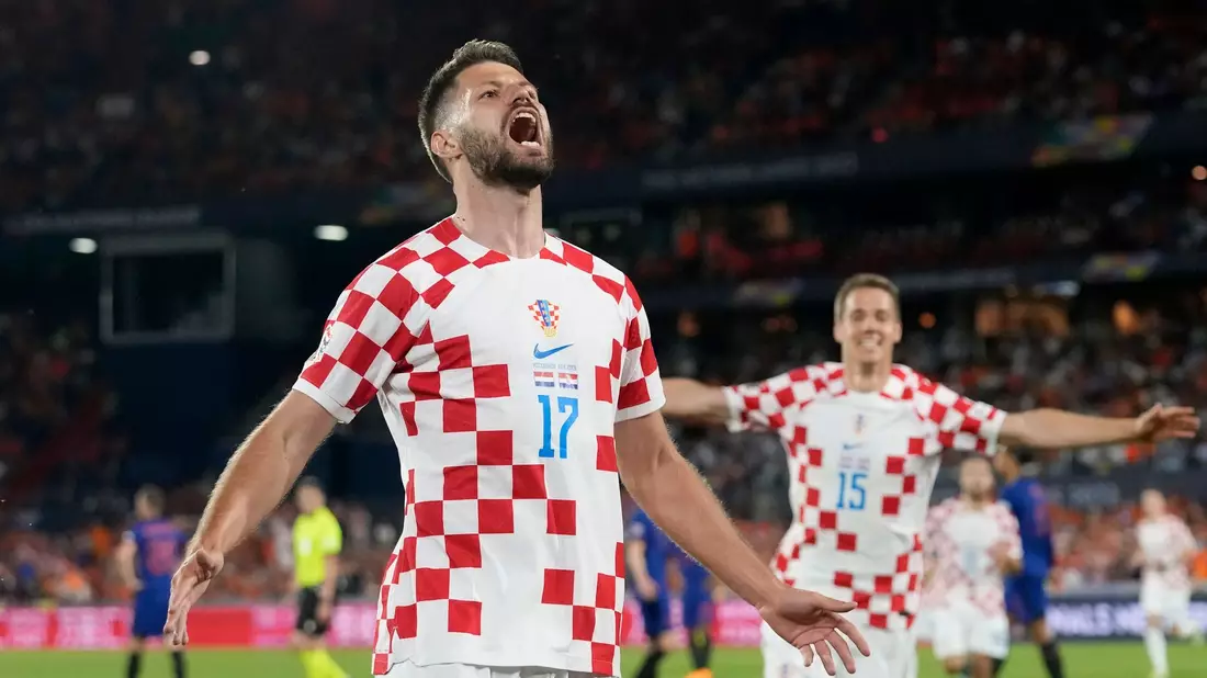 Kroatien schlägt die Niederlande mit 4:2 in der Verlängerung und zieht ins Nations-League-Finale ein. - Bild: Peter Dejong/AP