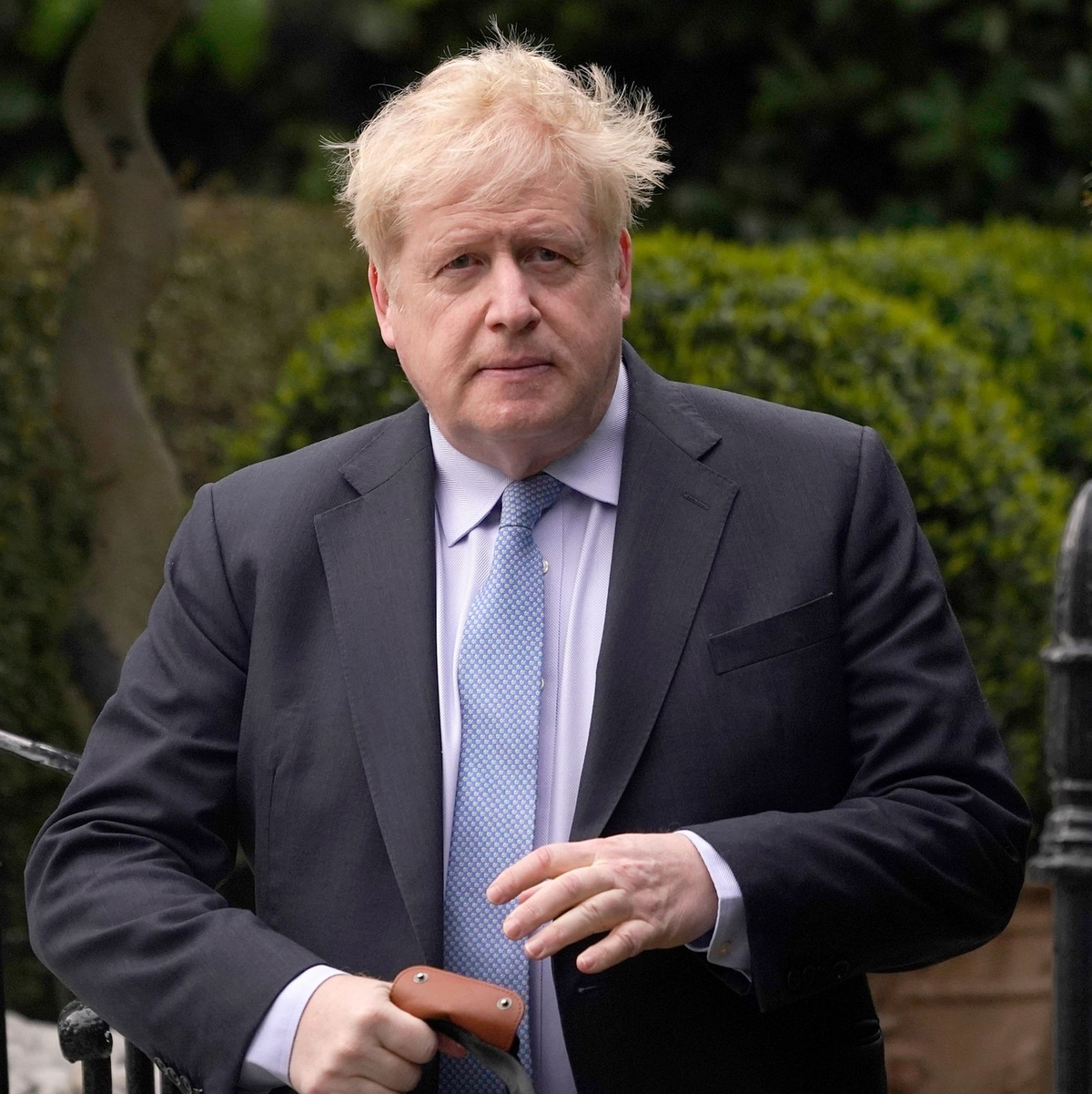 Hatte immer wieder angegeben angegeben, es habe keine illegalen Lockdown-Partys in seinem Regierungssitz gegeben: Boris Johnson: - Foto: Alberto Pezzali/AP/dpa