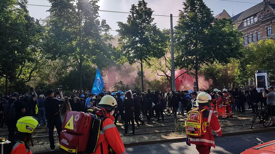 Demo in Leipzig am 03.06.2023 eskaliert - Bild: ?ber dts Nachrichtenagentur