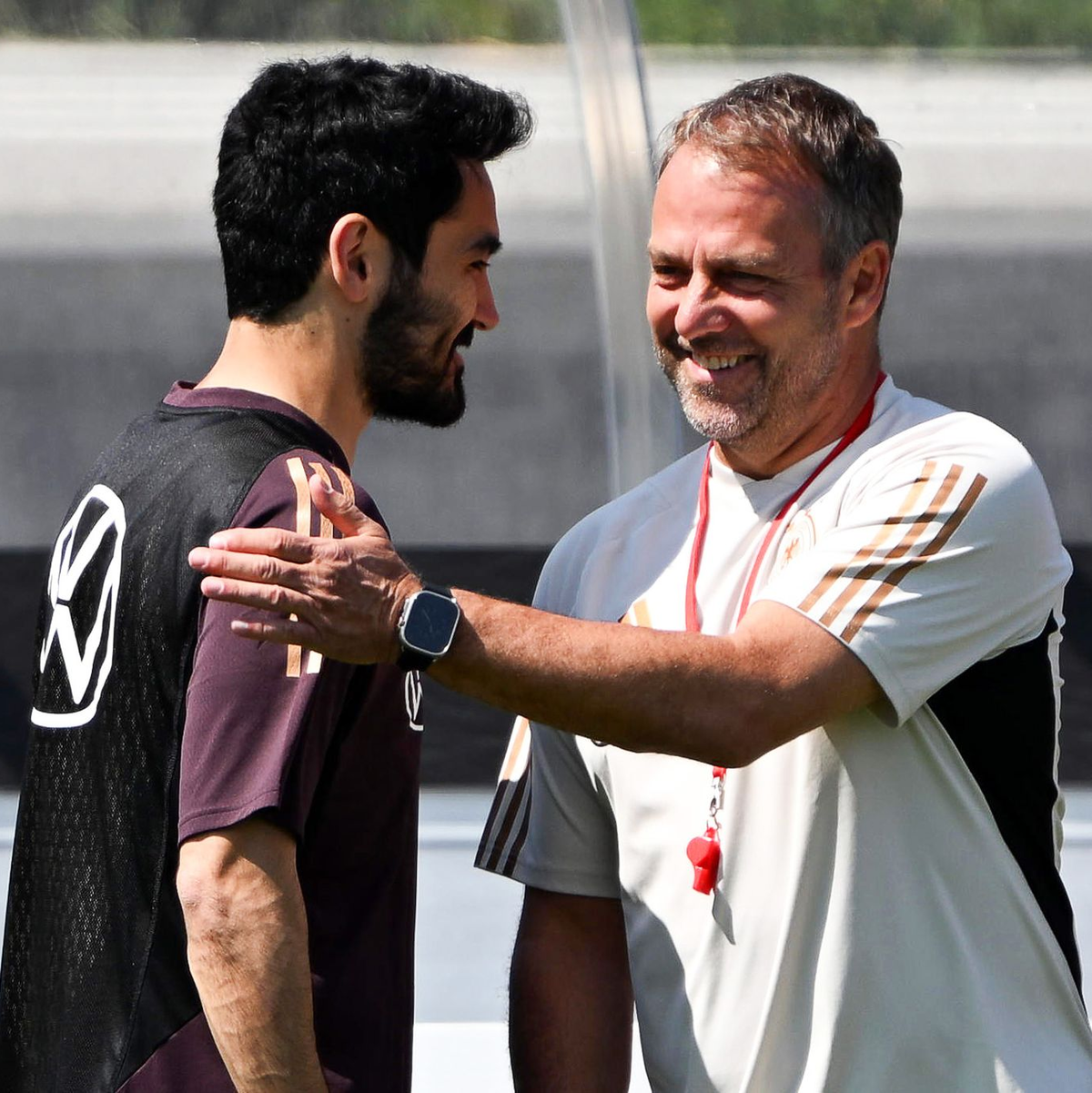 Ilkay Gündogan beim DFB-Training in Herzogenaurach. - Foto: Federico Gambarini/dpa