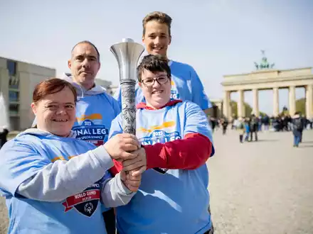 Politik und Veranstalter haben ein positives Fazit für die Special Olympics World Games gezogen. - Foto: Christoph Soeder/dpa