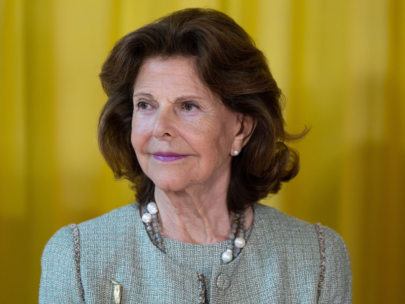 Königin Silvia von Schweden bei der Eröffnung des Childhood-Hauses in München. - Foto: Sven Hoppe/dpa