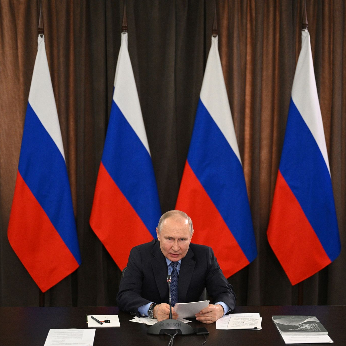 Putin telefonierte mit Trump.  - Foto: Ramil Sitdikov/Pool Sputnik Kremlin/AP/dpa