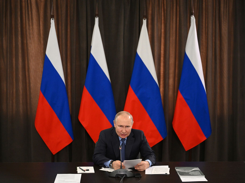 Putin telefonierte mit Trump.  - Foto: Ramil Sitdikov/Pool Sputnik Kremlin/AP/dpa