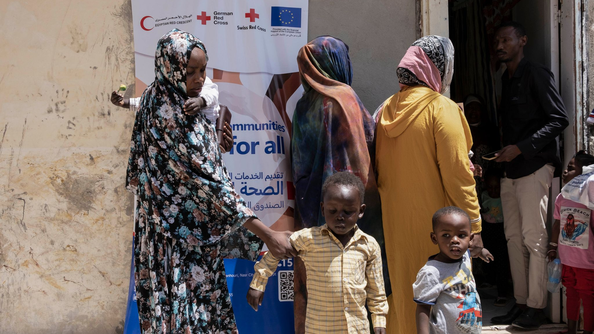 Flüchtlinge aus dem Sudan in Ägypten: Warten auf medizinische Versorgung. - Foto: Lobna Tarek/dpa