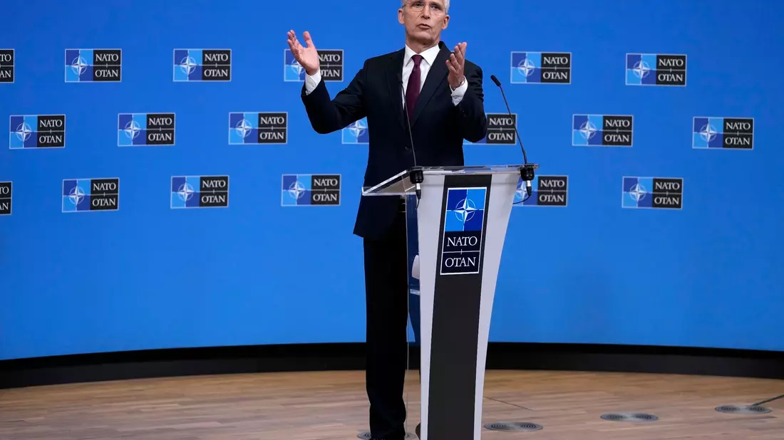 Nato-Generalsekretär Jens Stoltenberg sieht in Deutschlands nationaler Sicherheitsstrategie einen «Beweis für die Zeitenwende». - Bild: Virginia Mayo/AP/dpa