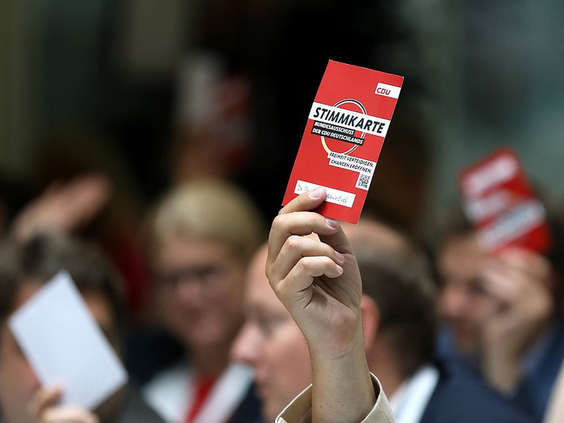 Abstimmung auf CDU-Parteitag am 16.06.2023 - Foto: ?ber dts Nachrichtenagentur