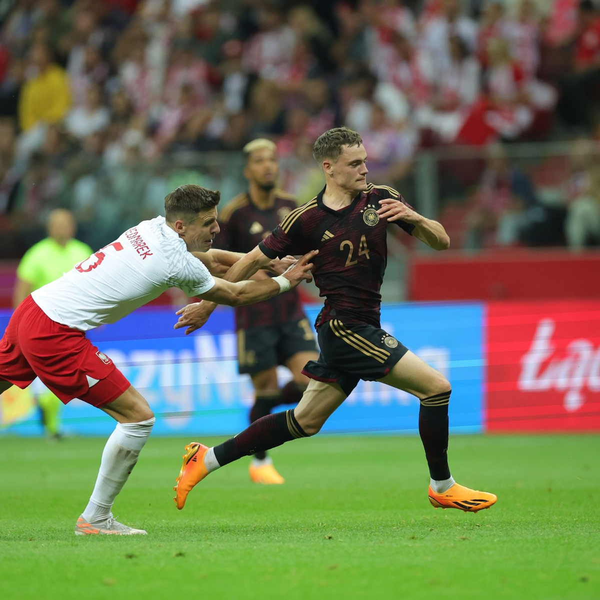 Die deutsche Nationalmannschaft ist zu Beginn der zweiten Halbzeit besser in die Partie gekommen. - Foto: Christian Charisius/dpa