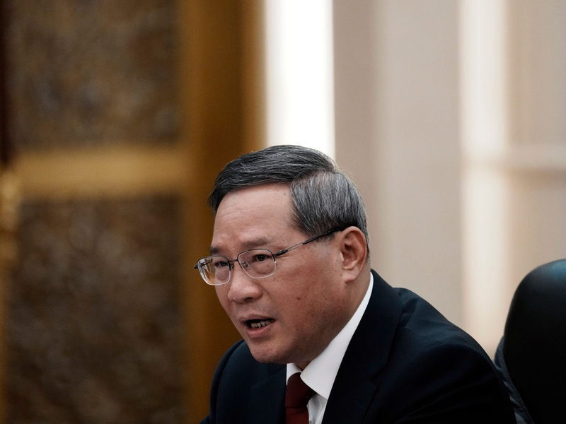 Li Qiang, Premierminister von China, ist ab heute in Berlin zu Gast. - Foto: Thibault Camus/POOL AP/AP