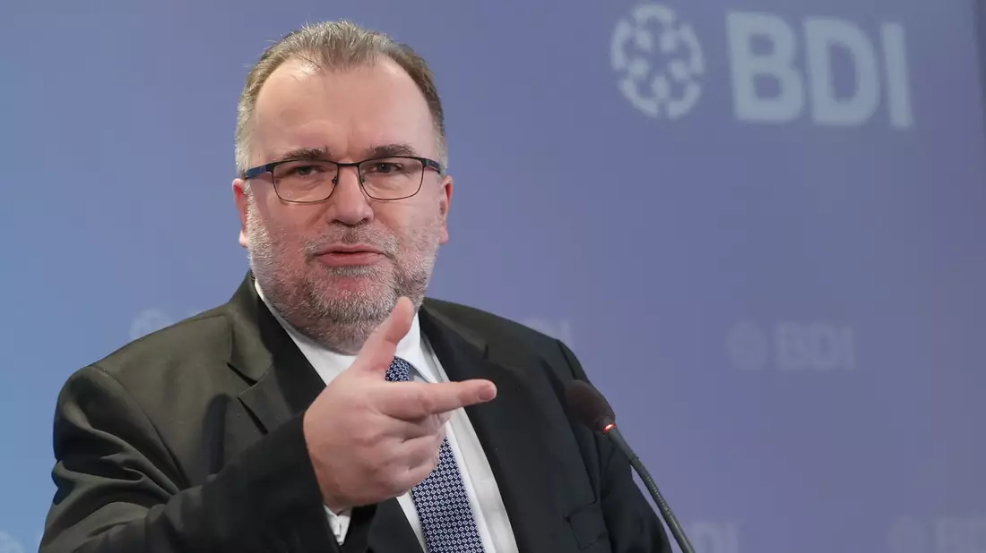 BDI-Präsident Siegfried Russwurm fordert unter anderem eine Beschleunigung von Planungs- und Genehmigungsverfahren. - Bild: Jörg Carstensen/dpa