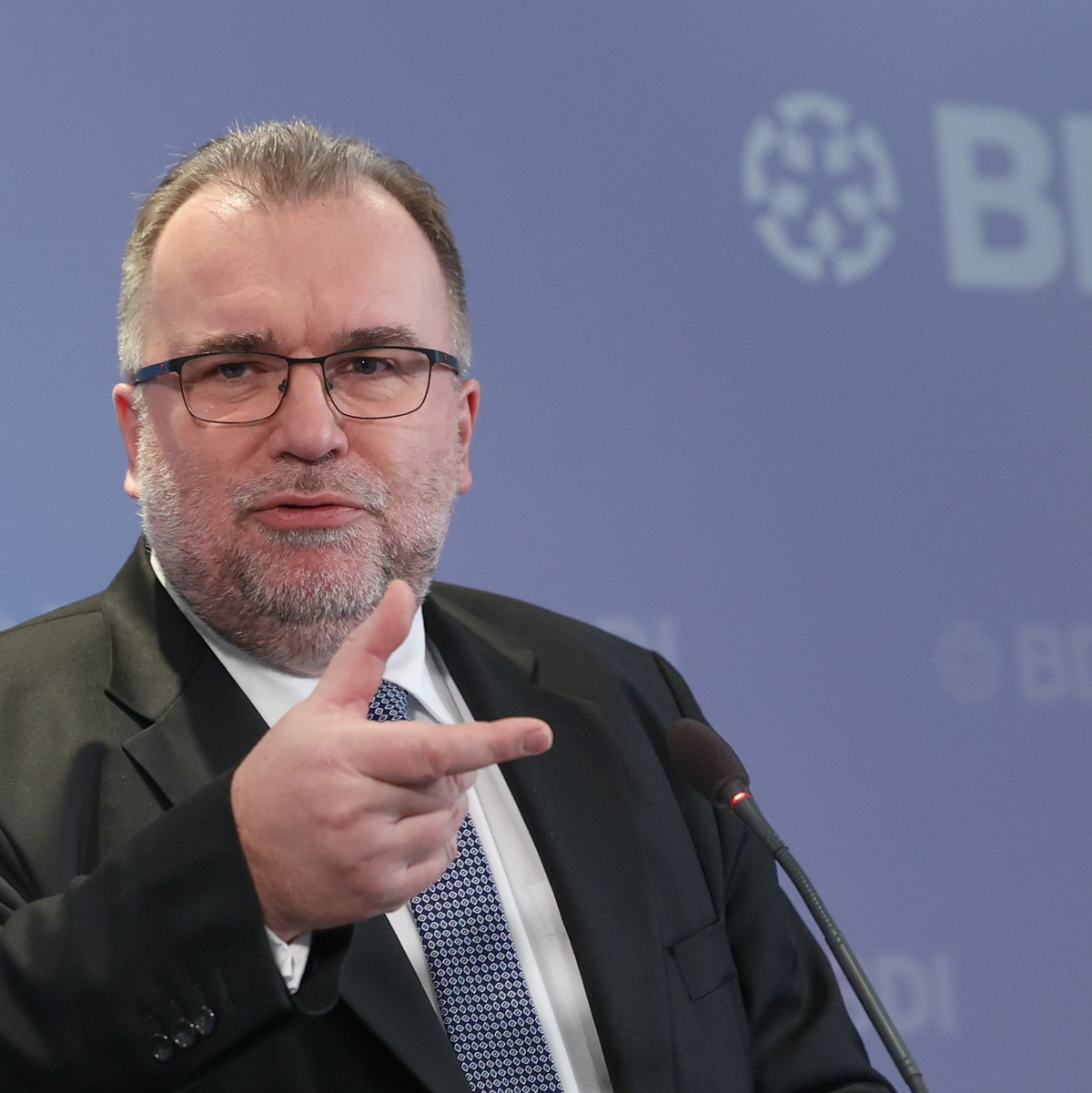 BDI-Präsident Siegfried Russwurm fordert unter anderem eine Beschleunigung von Planungs- und Genehmigungsverfahren. - Foto: Jörg Carstensen/dpa