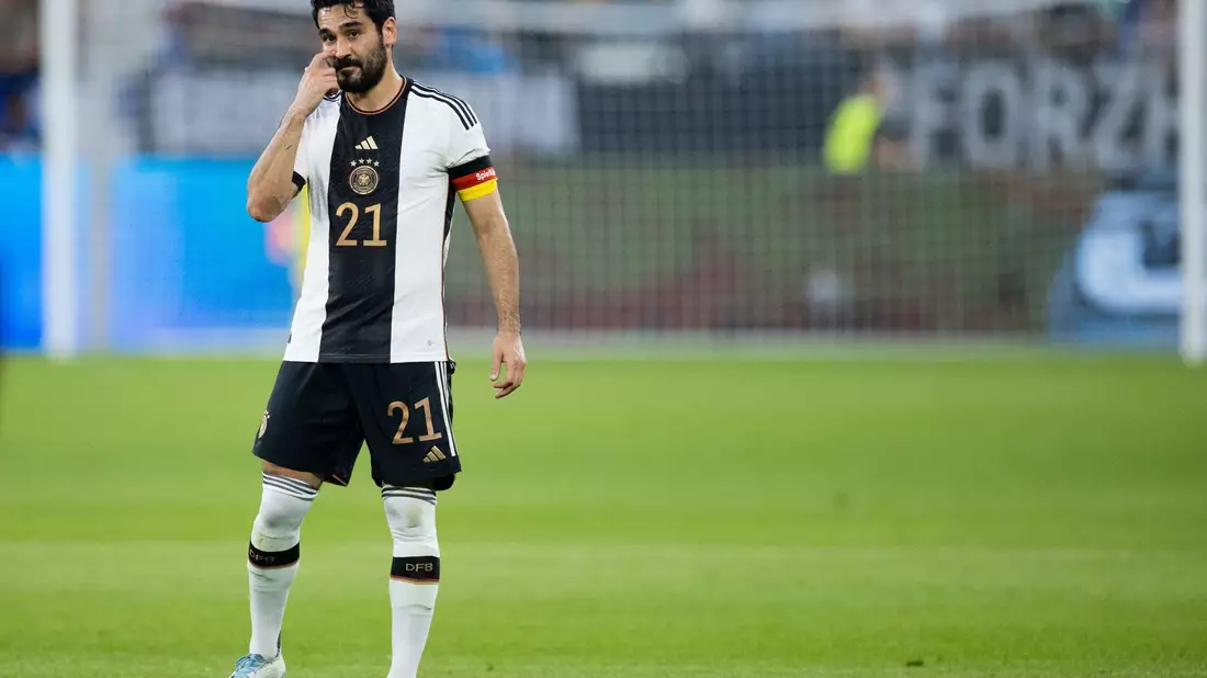 Champions-League-Sieger Ilkay Gündogan führte die DFB-Elf als Kapitän an. - Bild: Rolf Vennenbernd/dpa