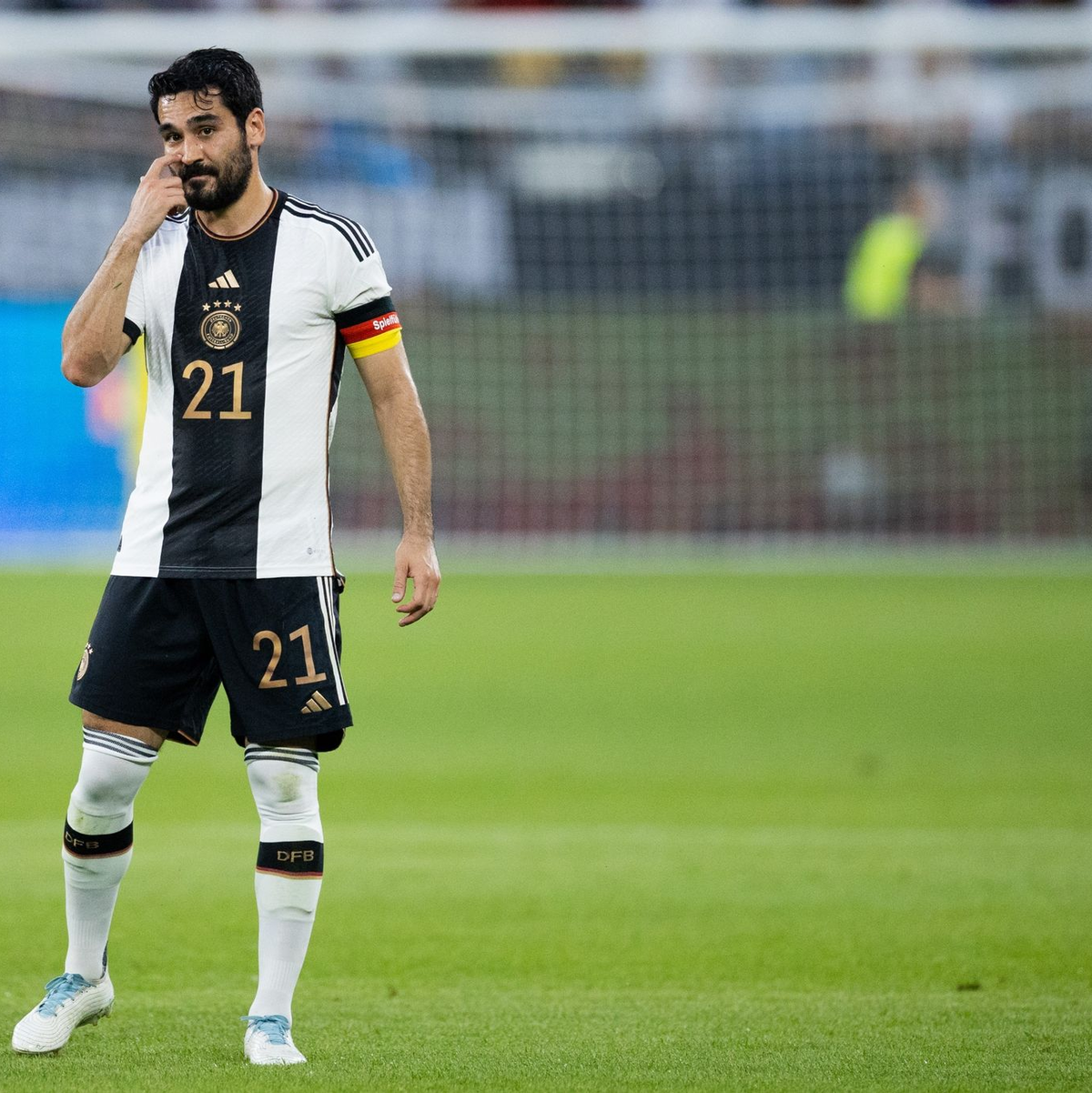 Champions-League-Sieger Ilkay Gündogan führte die DFB-Elf als Kapitän an. - Foto: Rolf Vennenbernd/dpa
