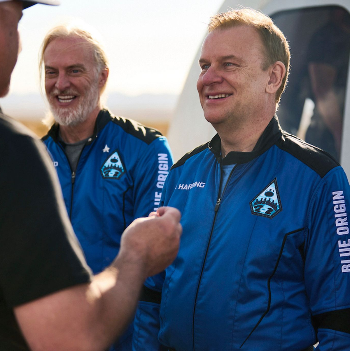 Auch der britische Geschäftsmann und Abenteurer Hamish Harding ist an Bord der «Titan». - Foto: Felix Kunze/Blue Origin/AP/dpa