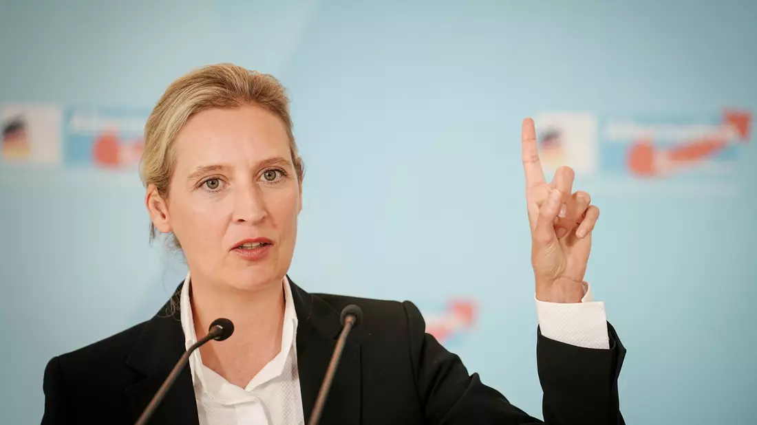 Alice Weidel, AfD-Bundesvorsitzende und Fraktionsvorsitzende der AfD: Es ist «völlig offen, wer dort antritt». - Bild: Kay Nietfeld/dpa