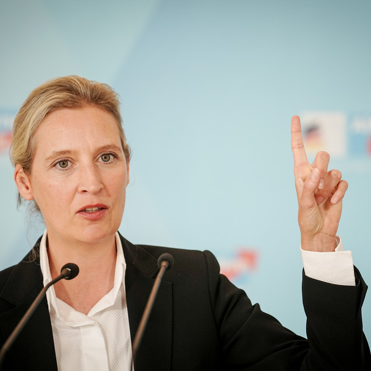 Alice Weidel, AfD-Bundesvorsitzende und Fraktionsvorsitzende der AfD: Es ist «völlig offen, wer dort antritt». - Foto: Kay Nietfeld/dpa